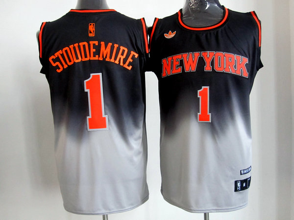  NBA New York Knicks 1 Amare Stoudemire Fadeaway Fashion Swingman Jersey